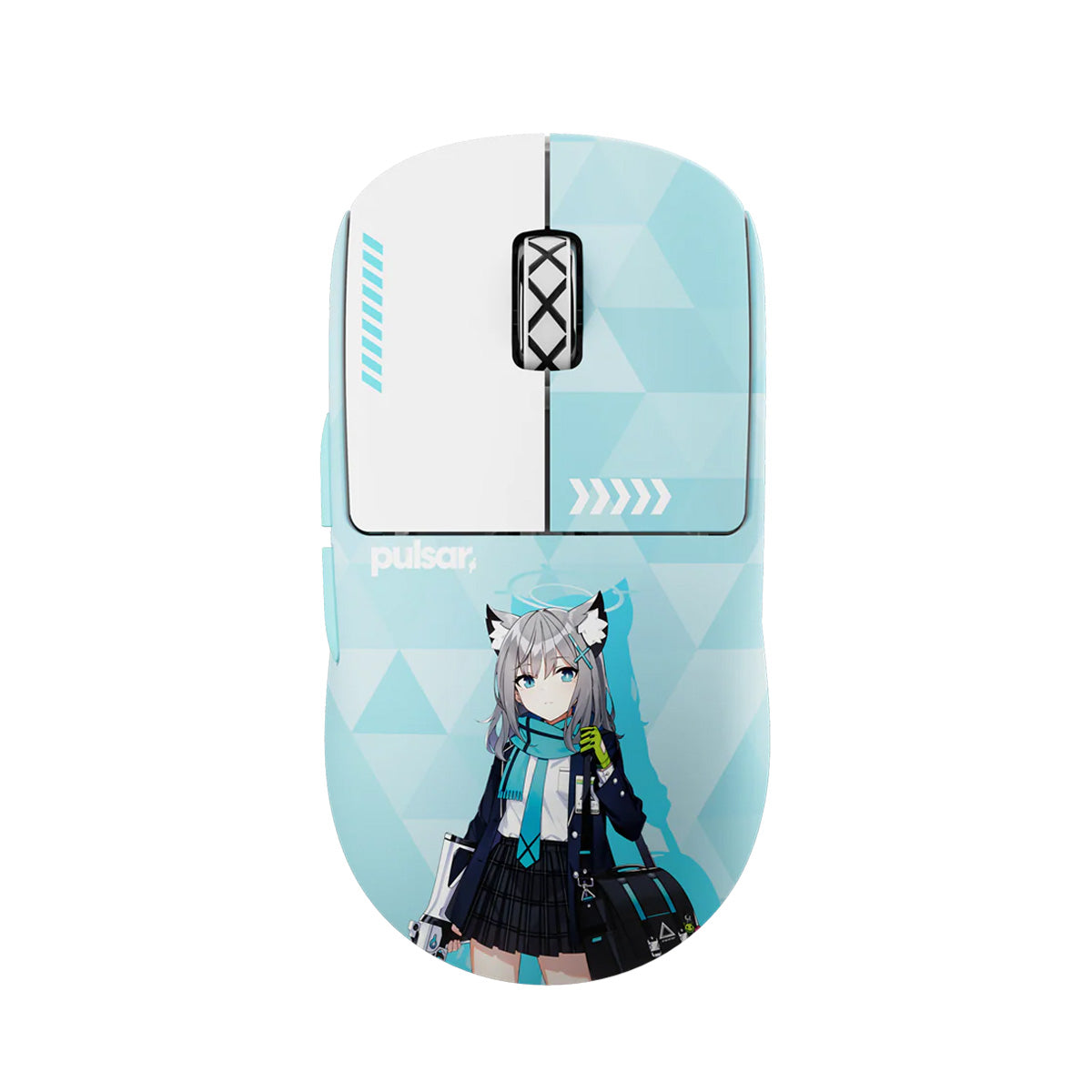 Pulsar x Blue Archive X2 CrazyLight Medium Wireless Gaming Mouse Limited Edition - Shiroko