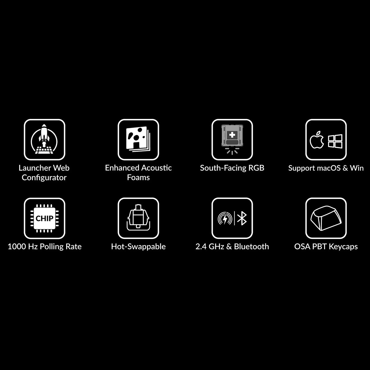 Keychron K10 Max Full Sized RGB Wireless Mechanical Keyboard - Super Banana Switch