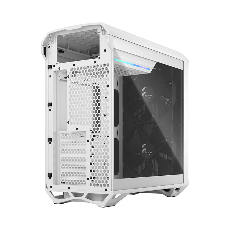 Fractal Design Torrent Compact Mid Tower Case - White TG Clear Tint