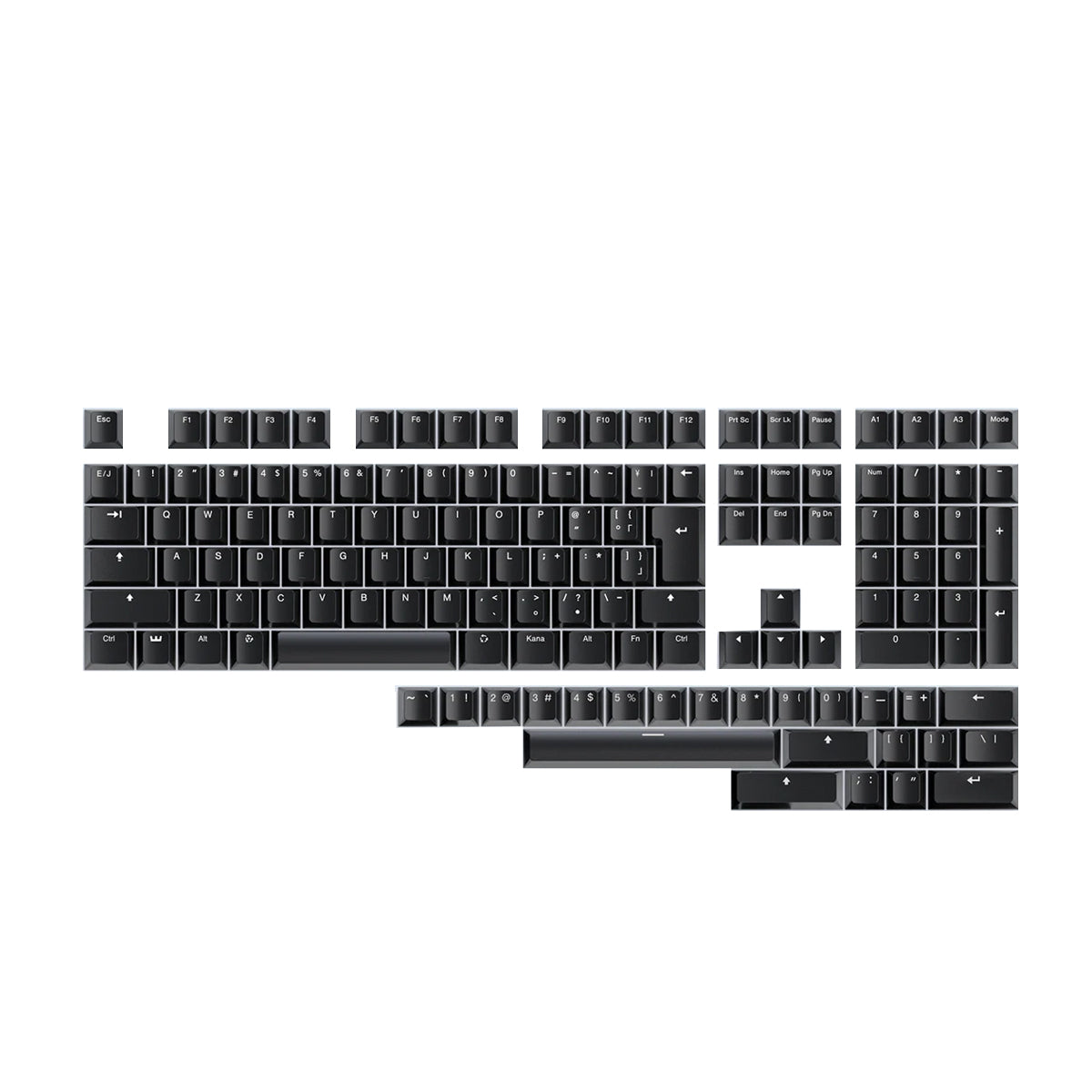 Wooting Dye-Sub PBT Cherry Profile Keycap Set - Black