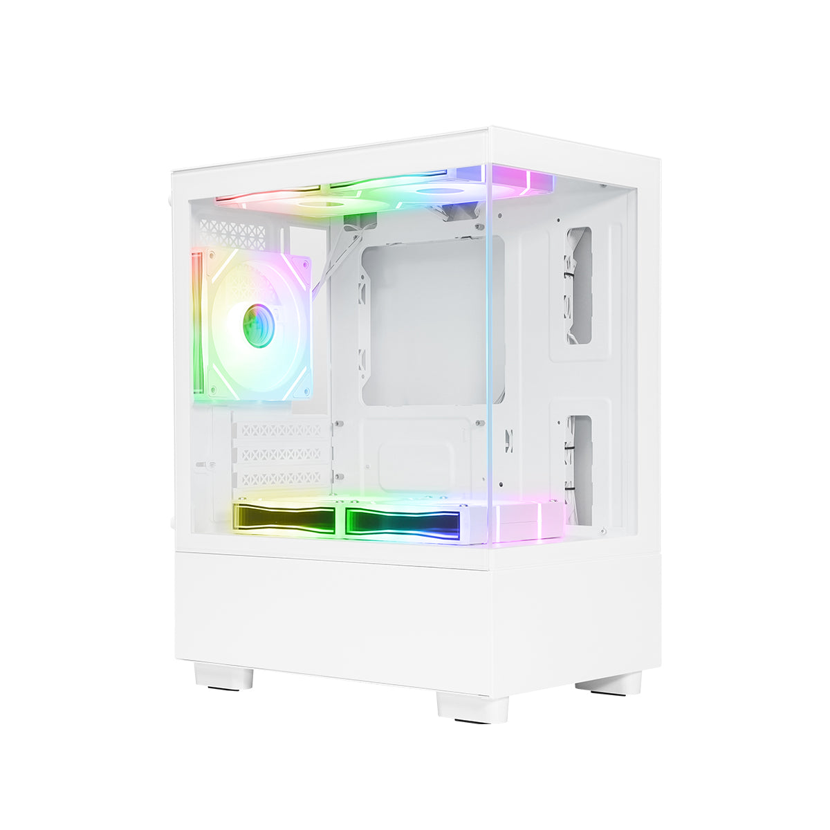 CL Constellation Mini mATX Tower Case - White