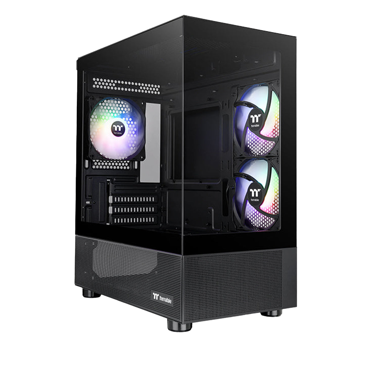 Thermaltake View 170 ARGB Tempered Glass mATX Micro Case - Black Edition
