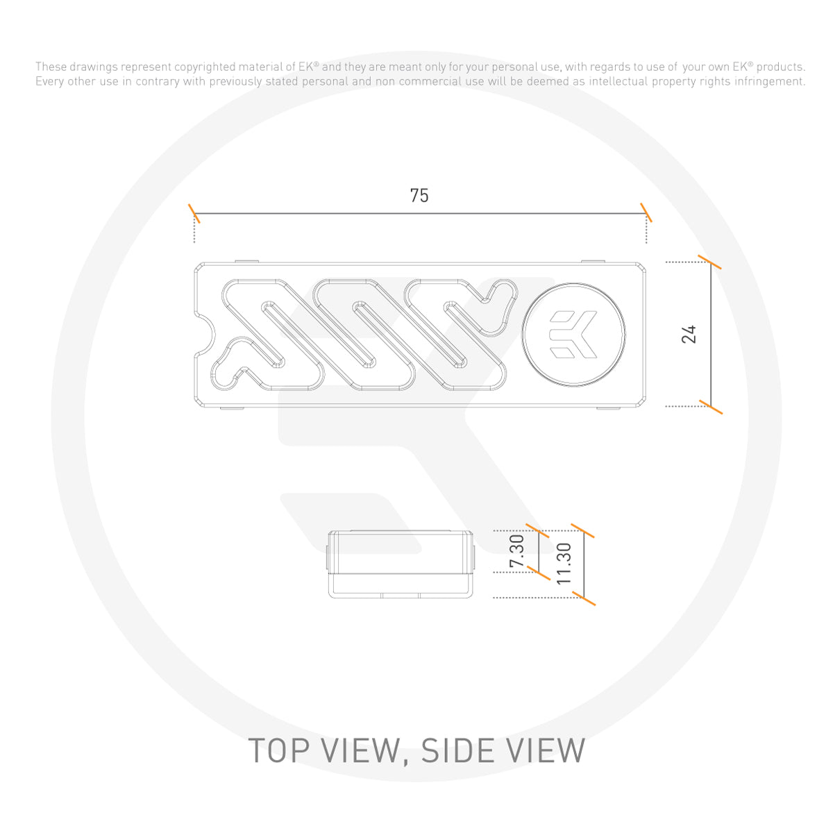 EKWB EK-Quantum Convection M.2 NVMe - Black