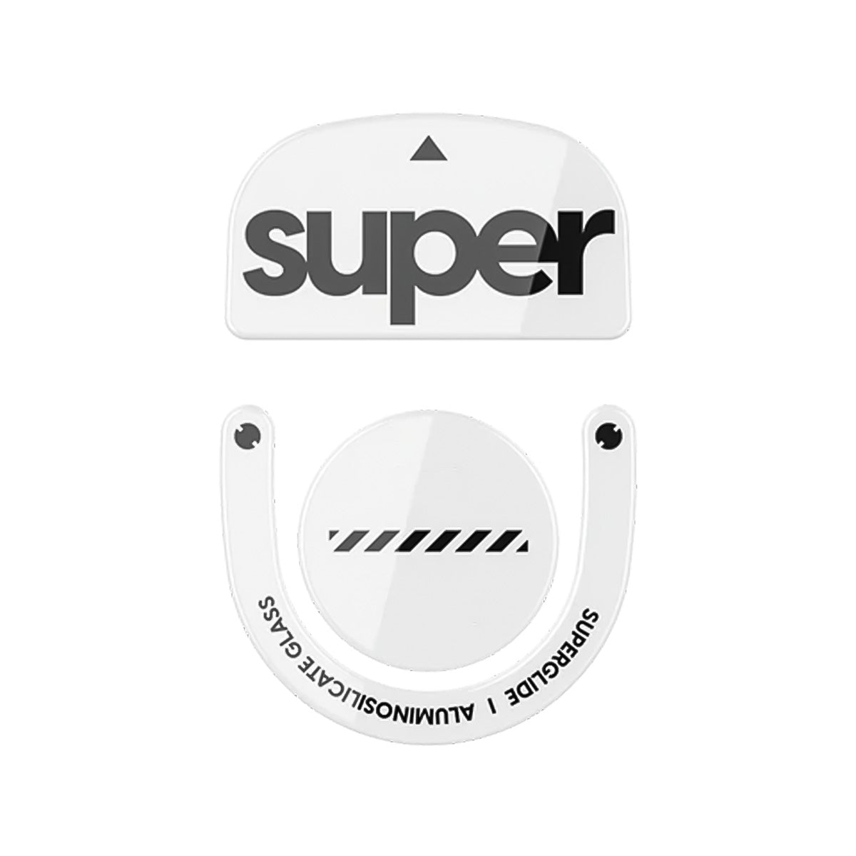 Pulsar Superglide Glass Mouse Skates for Logitech G Pro X Superlight 2 - White