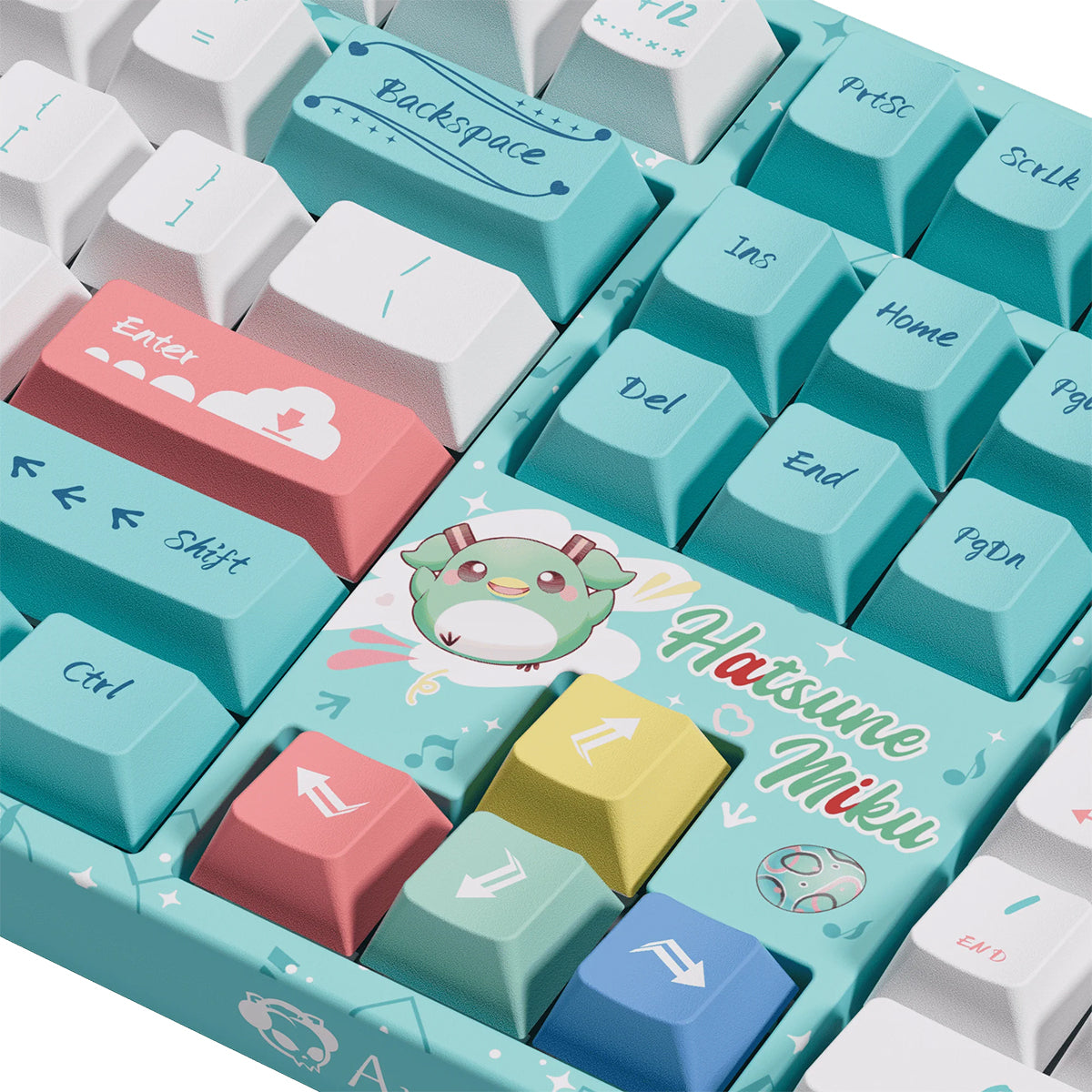 Akko x Hatsune Miku 5108B Plus Full-Size Wireless Mechanical Keyboard - Piano Pro Switch