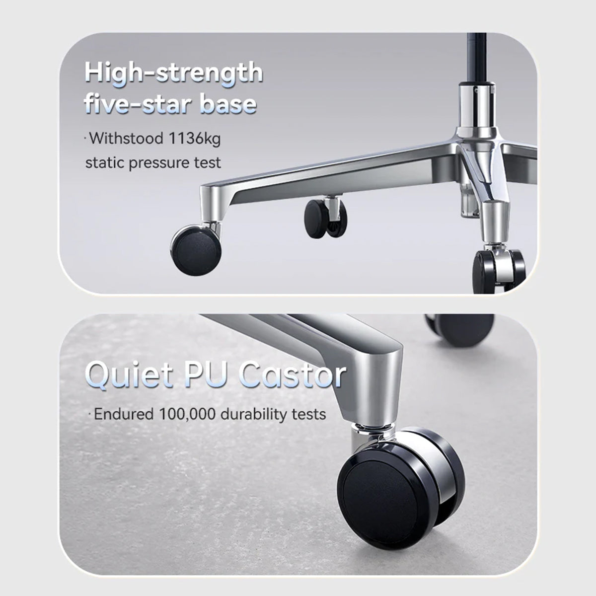 Sihoo C500 Mesh Ergonomic Office Chair with Footrest - White