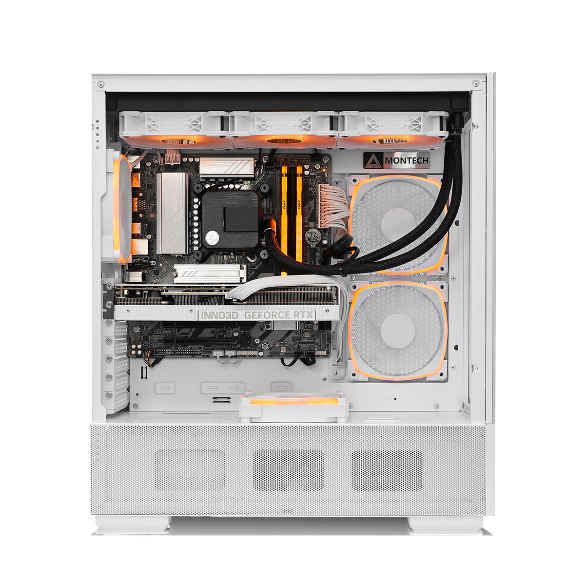 Striker RTX 5070 Core Ultra 7 265F Gaming PC - White