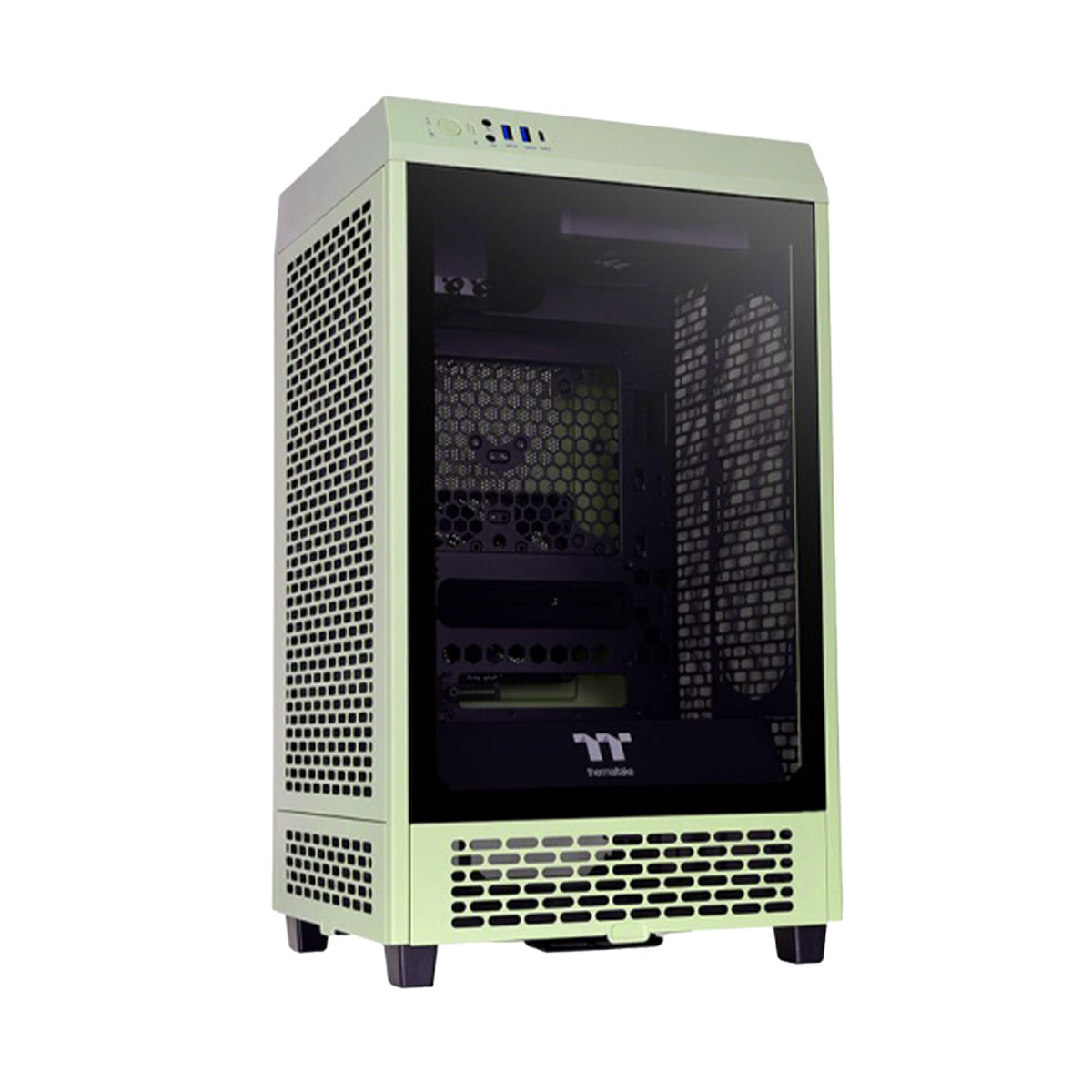 Thermaltake The Tower 200 Tempered Glass mATX Mini Tower Matcha Green Edition