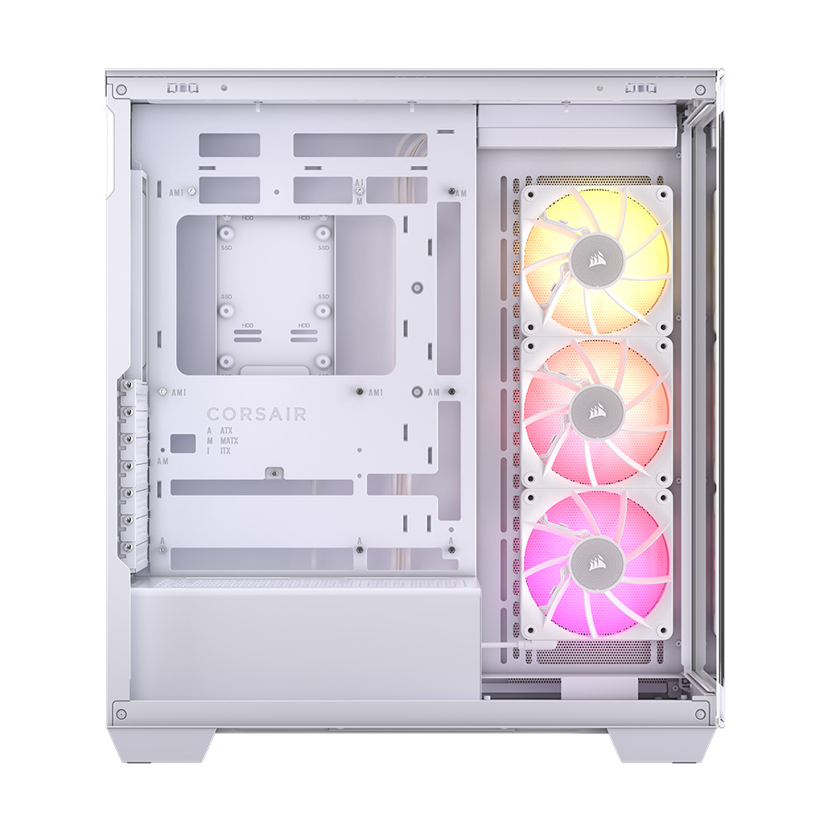 Corsair 3500X RGB iCUE Mid Tower Case - TG White