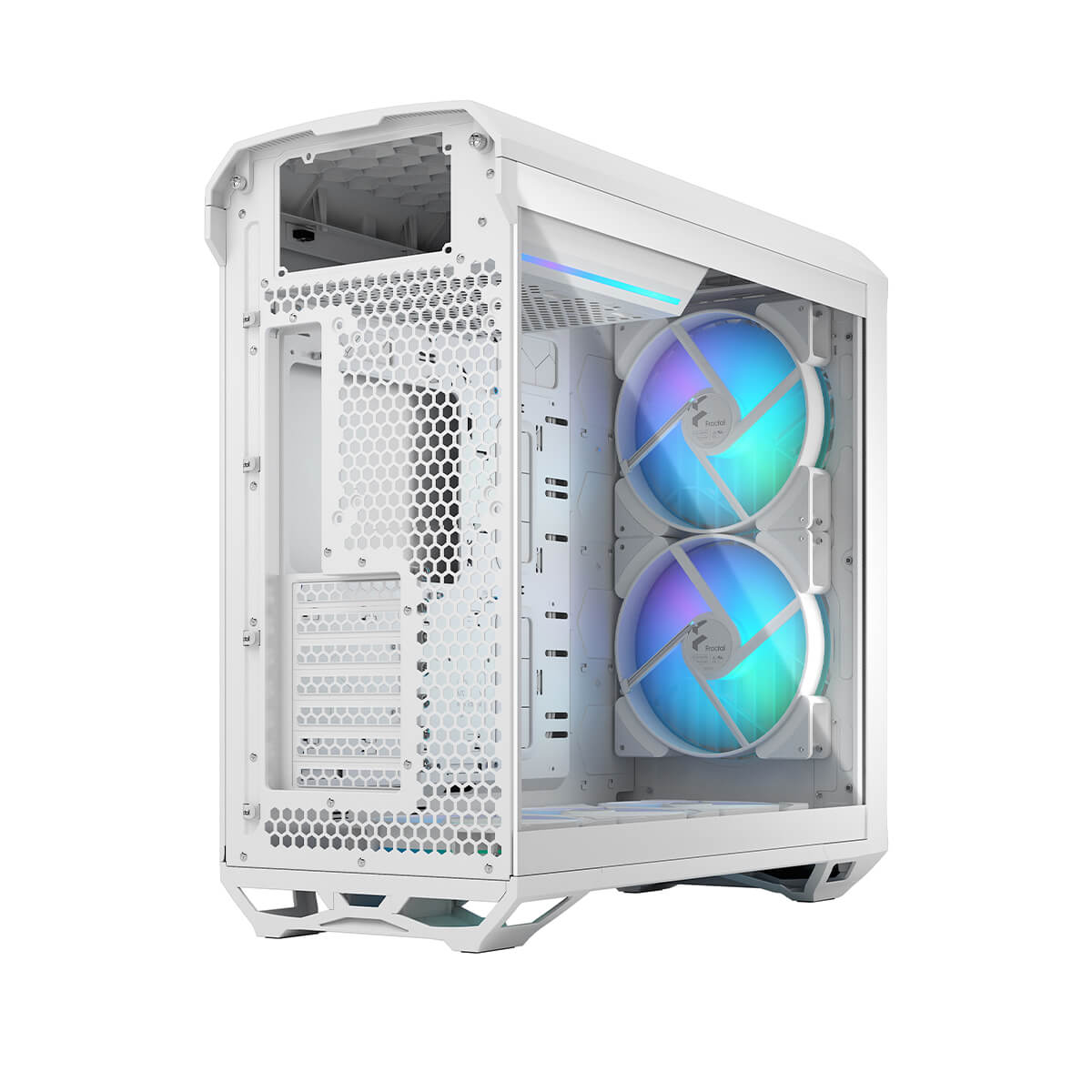 Fractal Design Torrent RGB Mid Tower Case - White TG Clear Tint