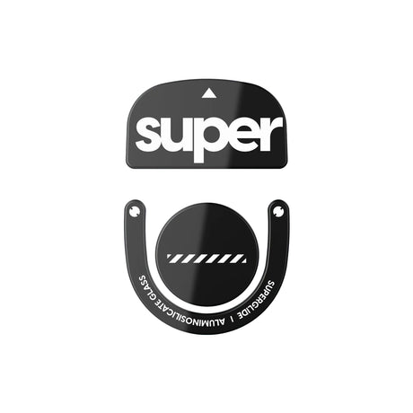 Pulsar Superglide Glass Mouse Skates for Logitech G Pro X Superlight 2  Black