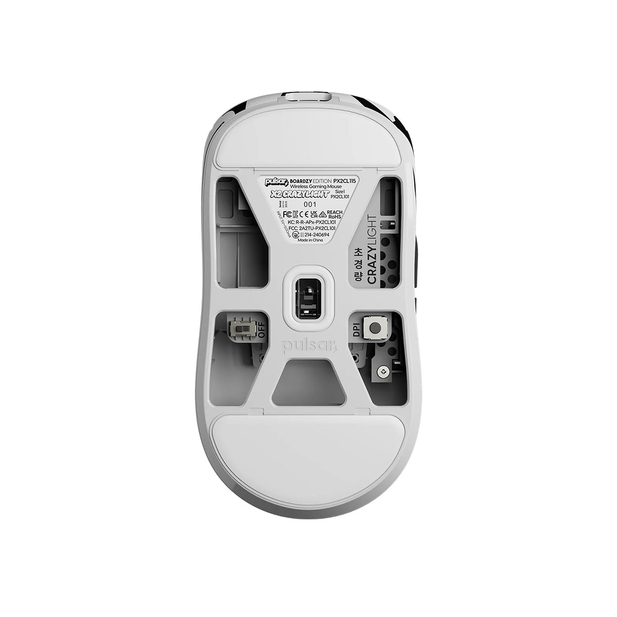 Pulsar X2 Crazylight Wireless Gaming Mouse - Boardzy Edition