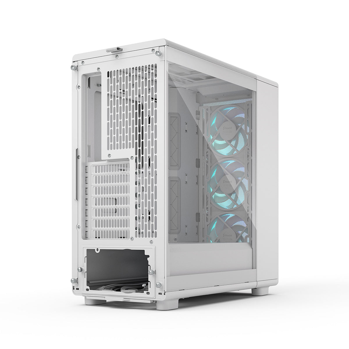 Fractal Design Epoch RGB ATX Mid Tower Case - White TG Clear