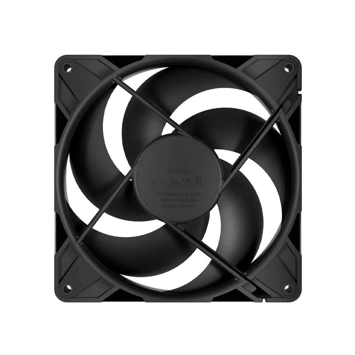 Arctic P14 PRO Reverse 140mm Premium Cooling Fan - Black