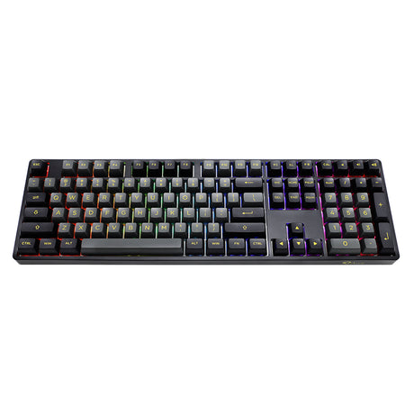 Akko 5108B Plus Black & Gold Hot-Swappable Wireless RGB Keyboard - Jelly Pink Switch