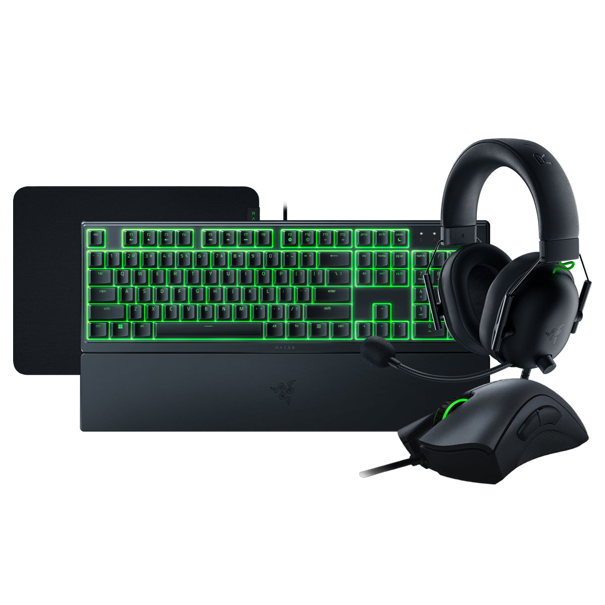 Razer Rapid-Fire Bundle: Mouse, Keyboard, Headset, Mouse Pad