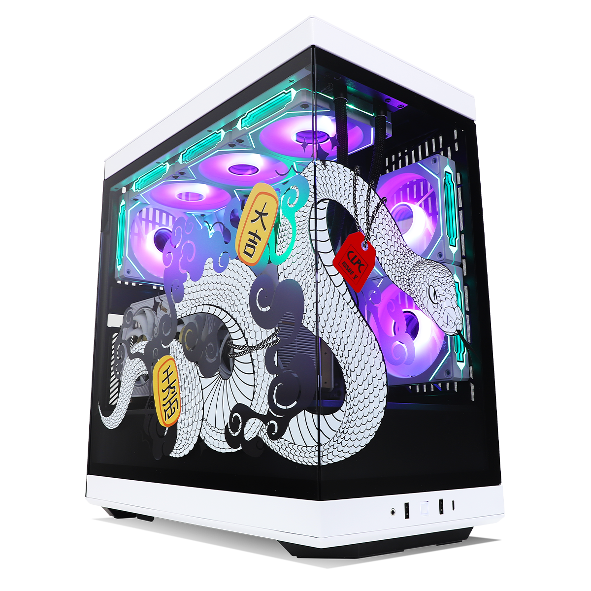 Solid Snake RTX 5070 Ryzen 7 9800X3D Gaming PC - WhiteCobra