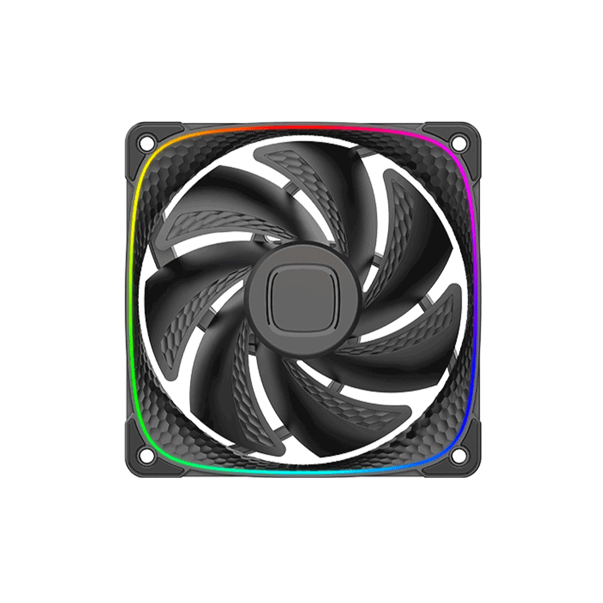 Geometric Future Squama 2503 120mm RGB PWM Case Fan - Black