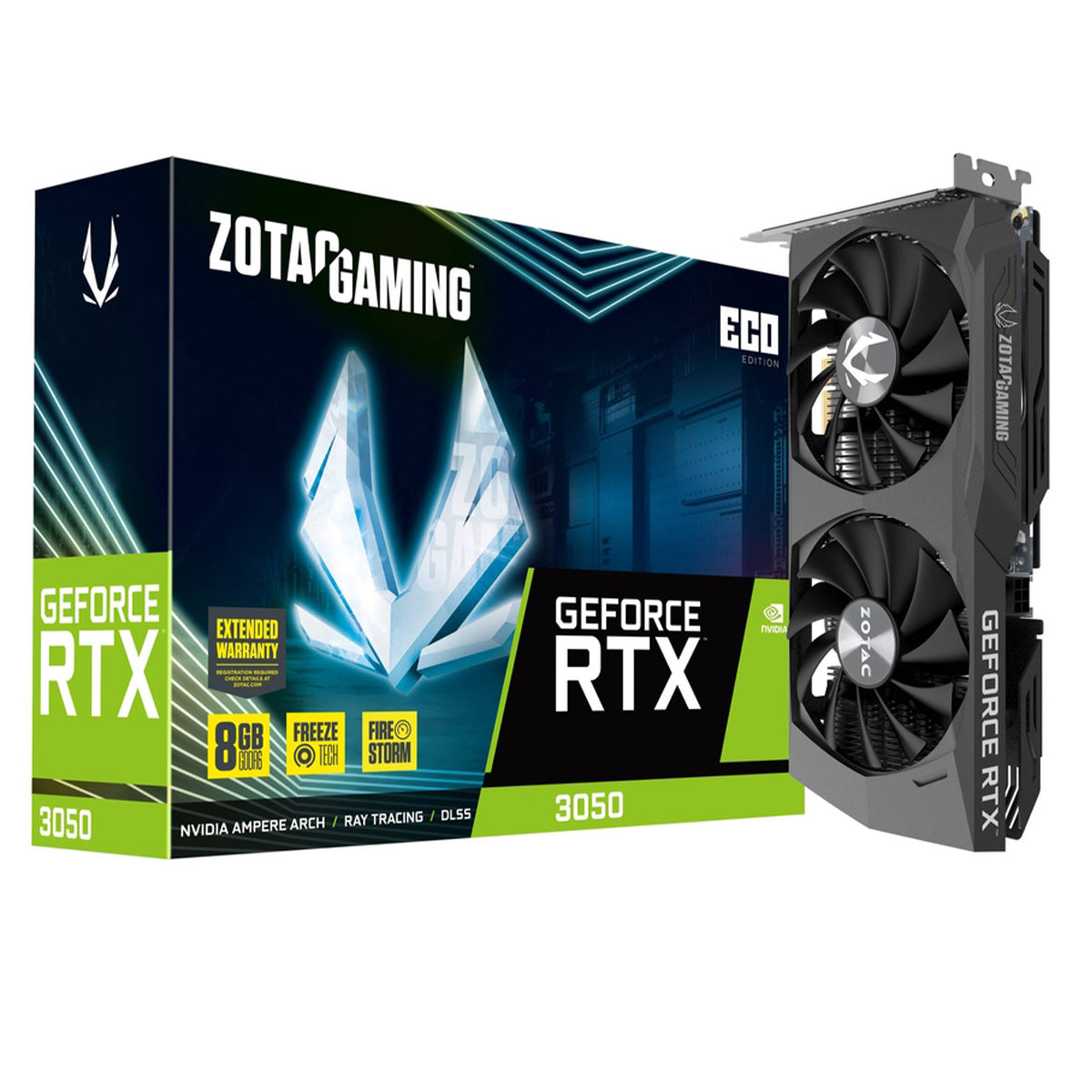 Zotac GeForce RTX 3050 ECO 8GB Graphics Card