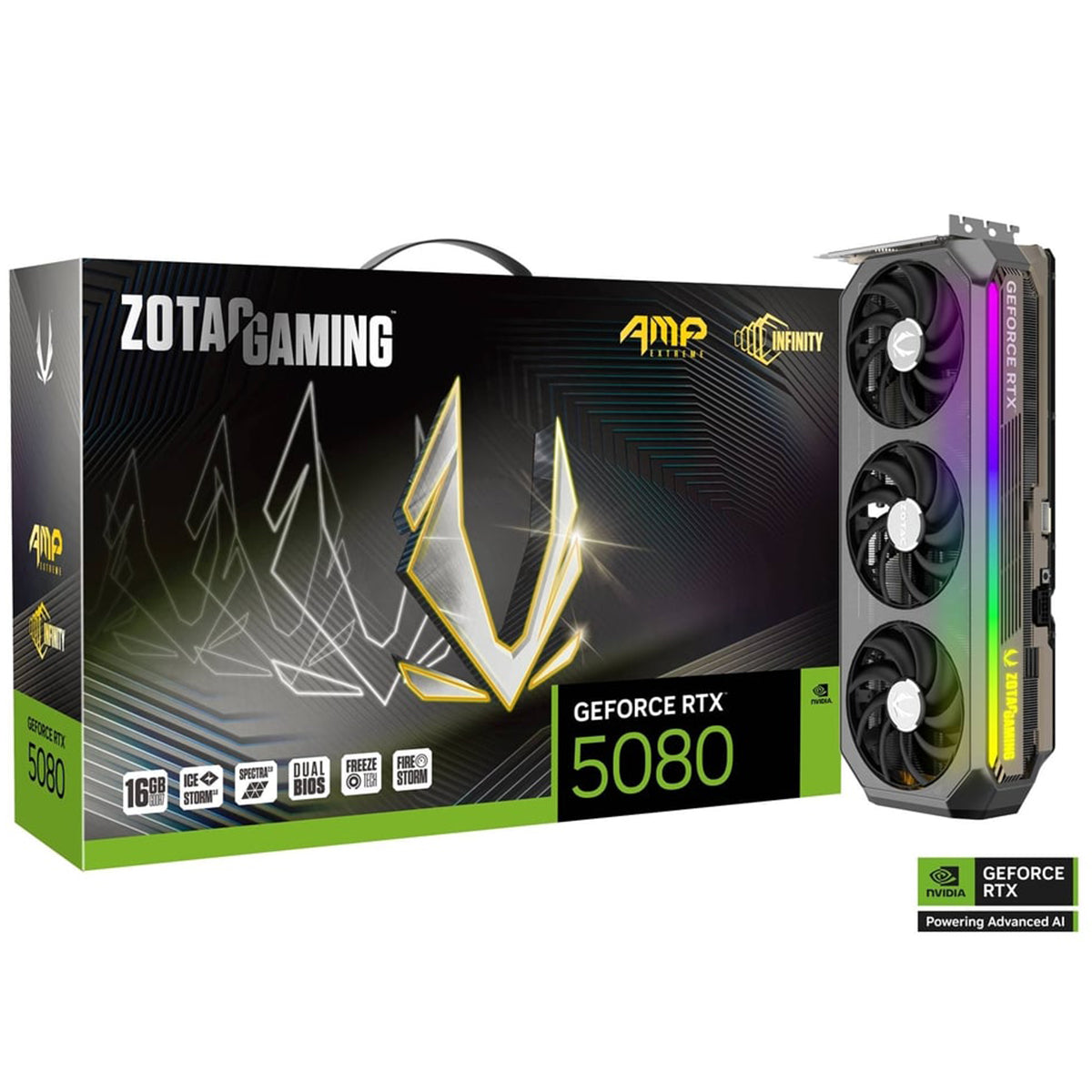 ZOTAC GeForce RTX 5080 AMP EXTREME INFINITY 16GB Graphics Card