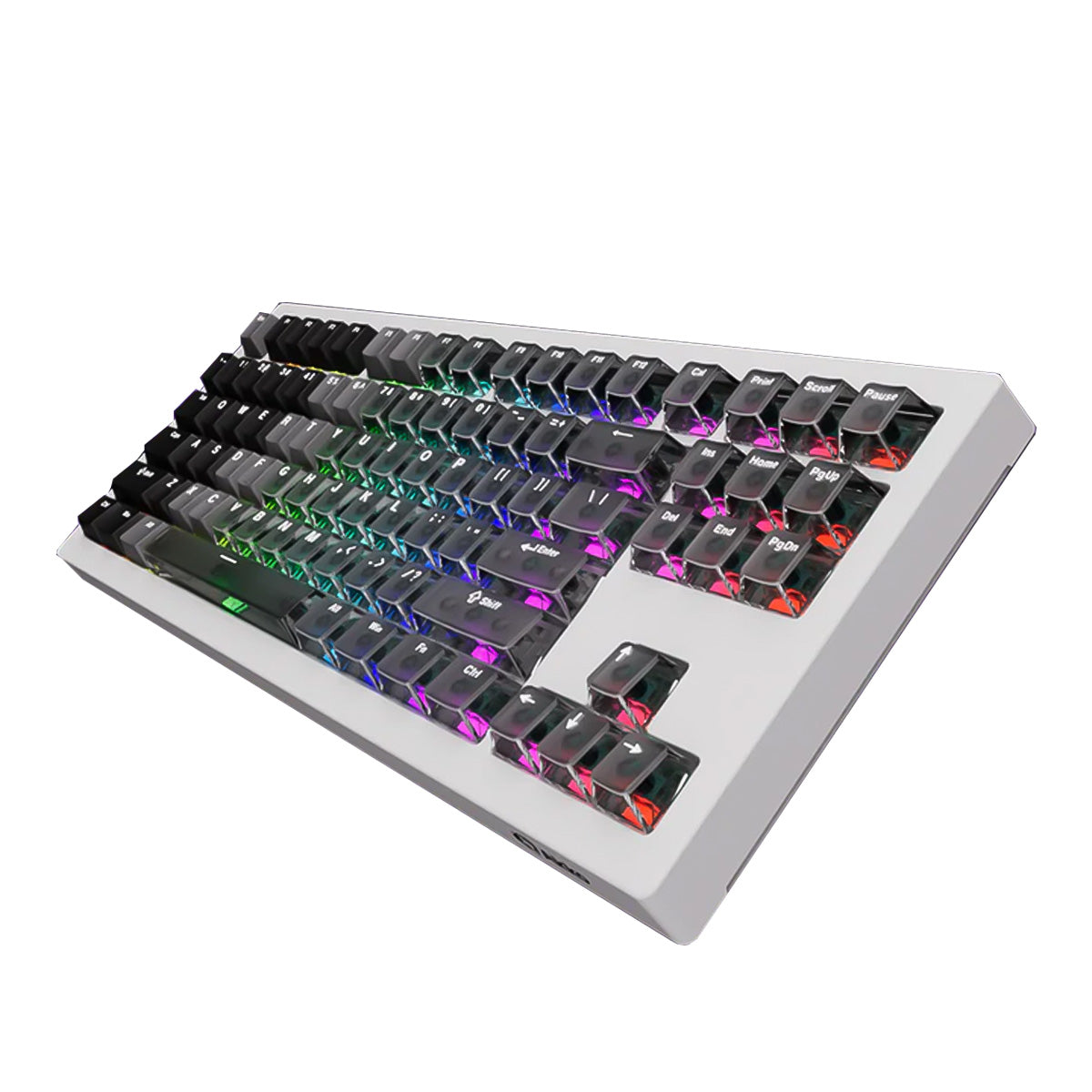 Akko 5087 V3-HE White TKL Wireless Hall-Effect Gaming Keyboard - AstroAim Switch