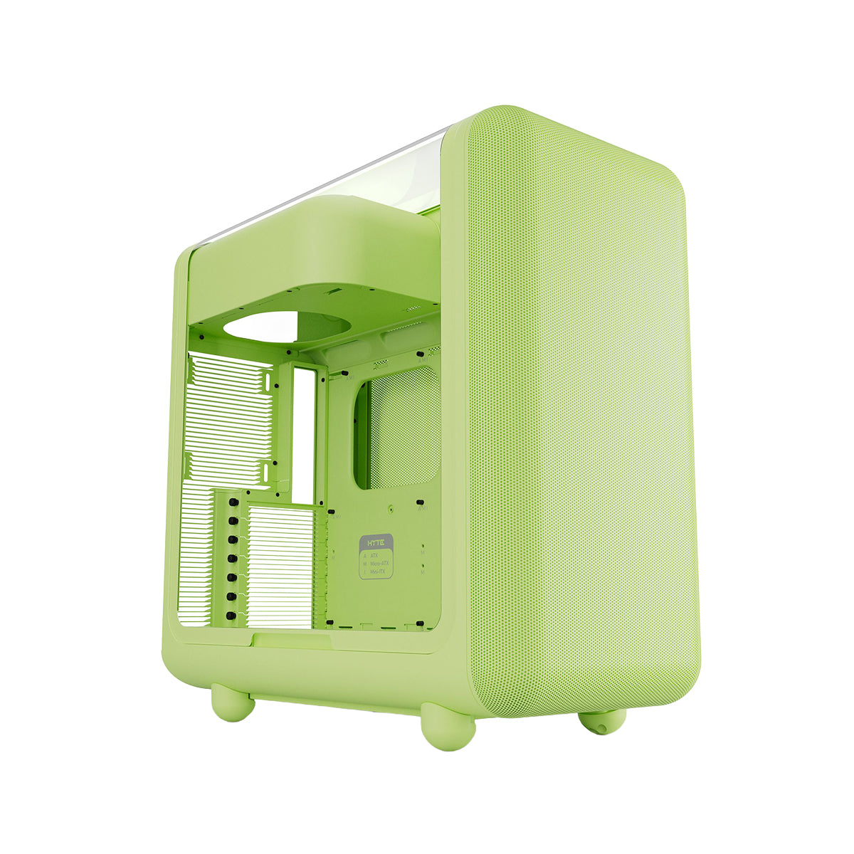 Hyte X50 Tempered Glass ATX Mid Tower Case - Matcha Milk