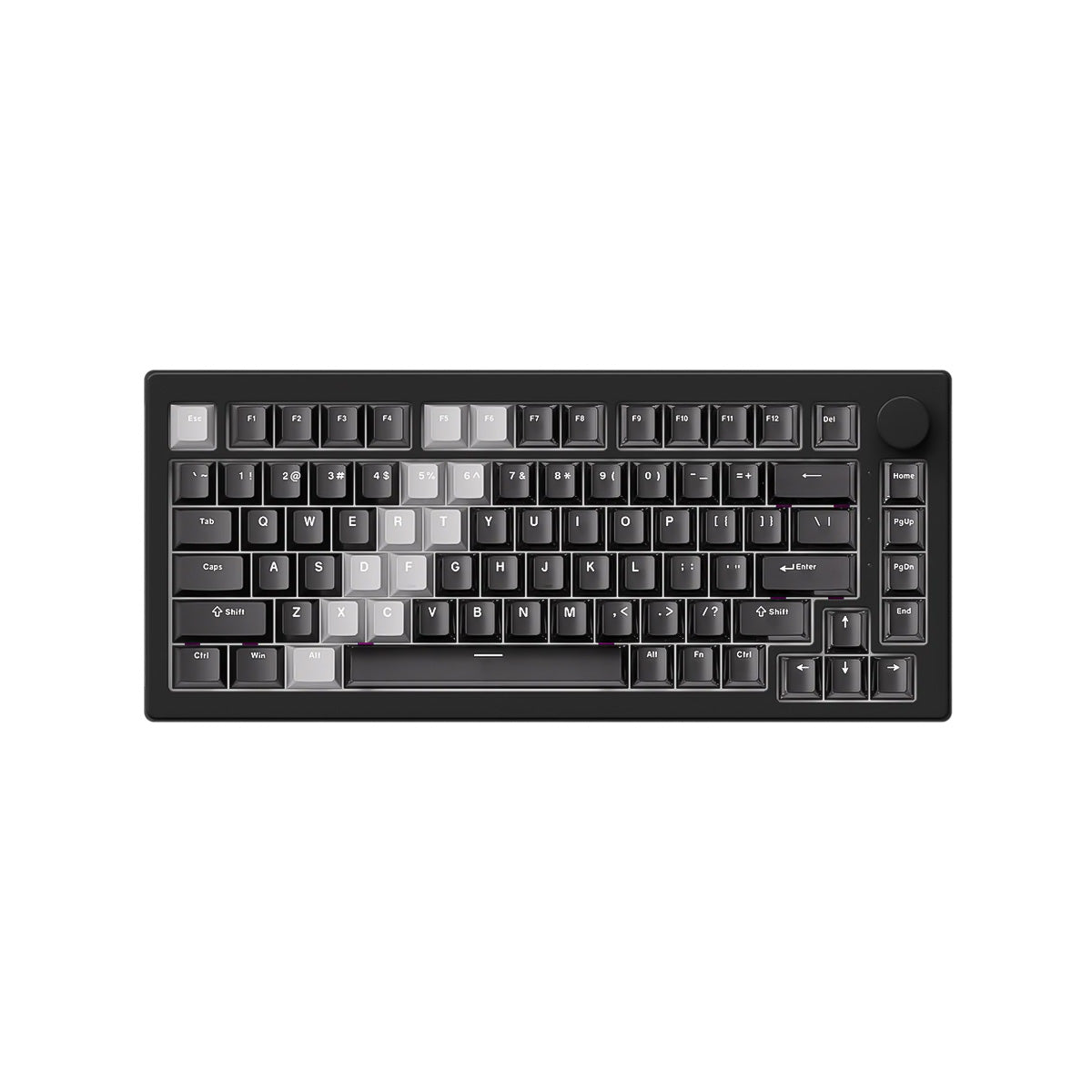 Akko 5075 V3-HE Black 75% Wireless Hall-Effect Gaming Keyboard - AstroAim Switch