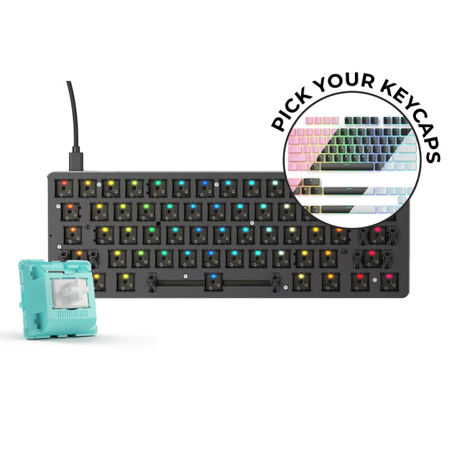 Glorious GMMK Compact Mechanical Keyboard Bundle