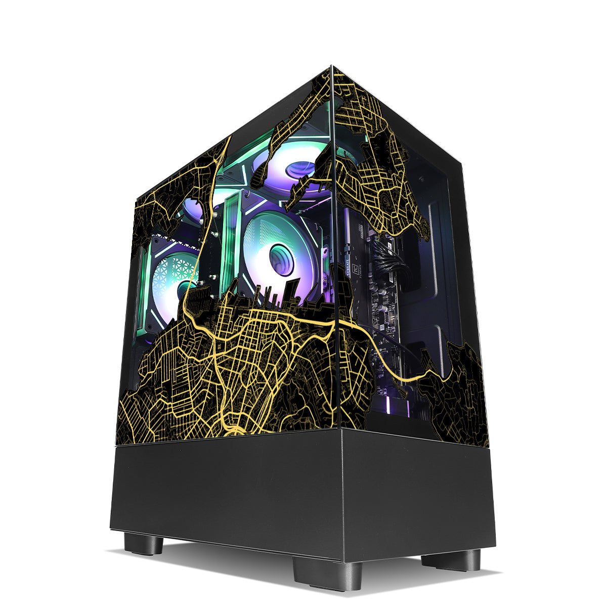Qubit NEX RTX 5060 Ryzen 5 5600 Gaming PC - BLACK