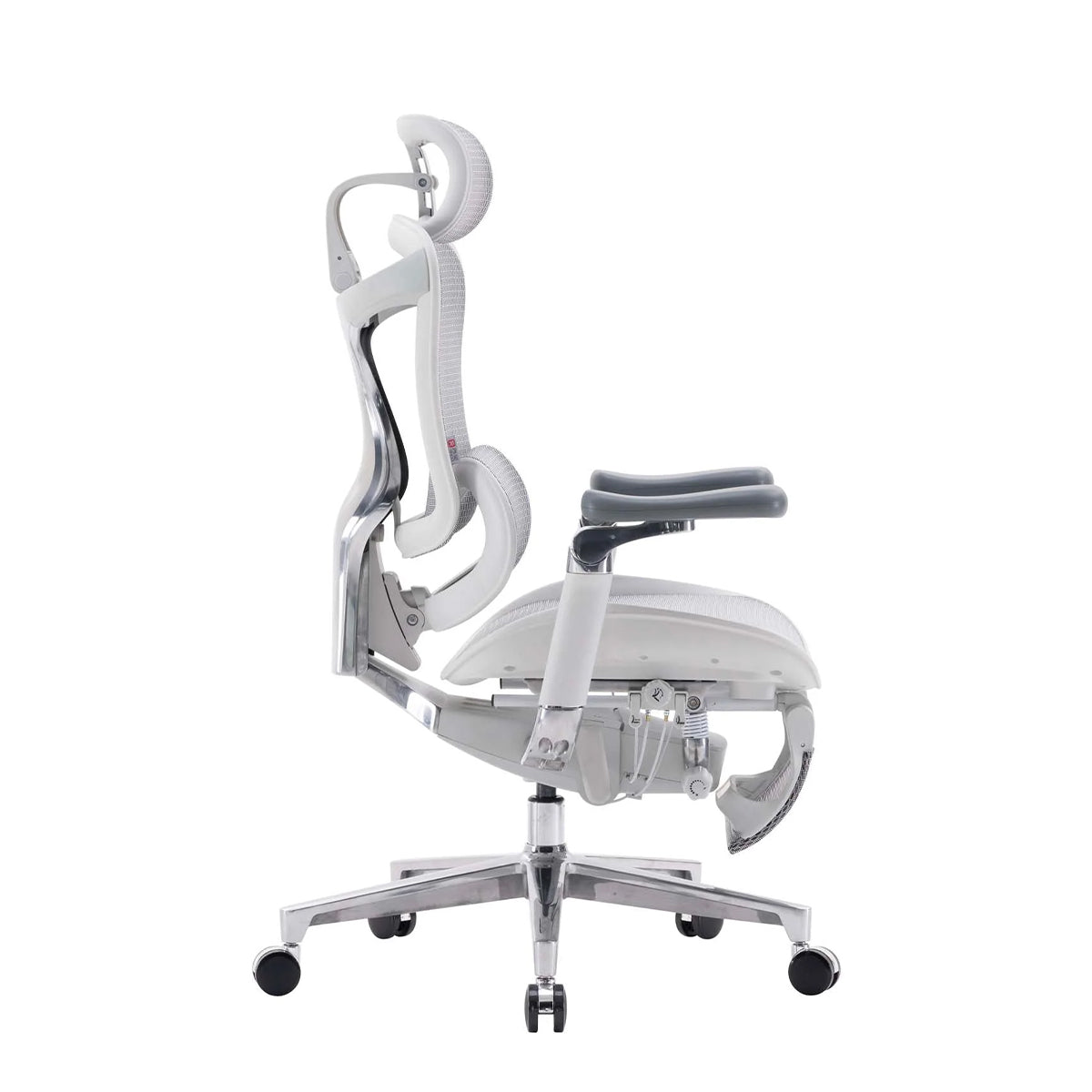 Sihoo C500 Mesh Ergonomic Office Chair with Footrest - White