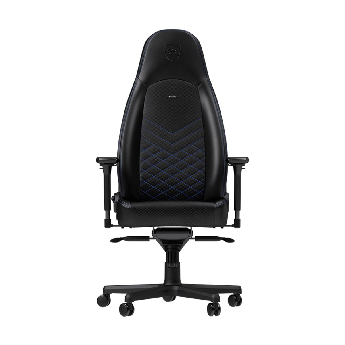 Noblechairs ICON Series Faux Leather Gaming Chair - Black/Blue