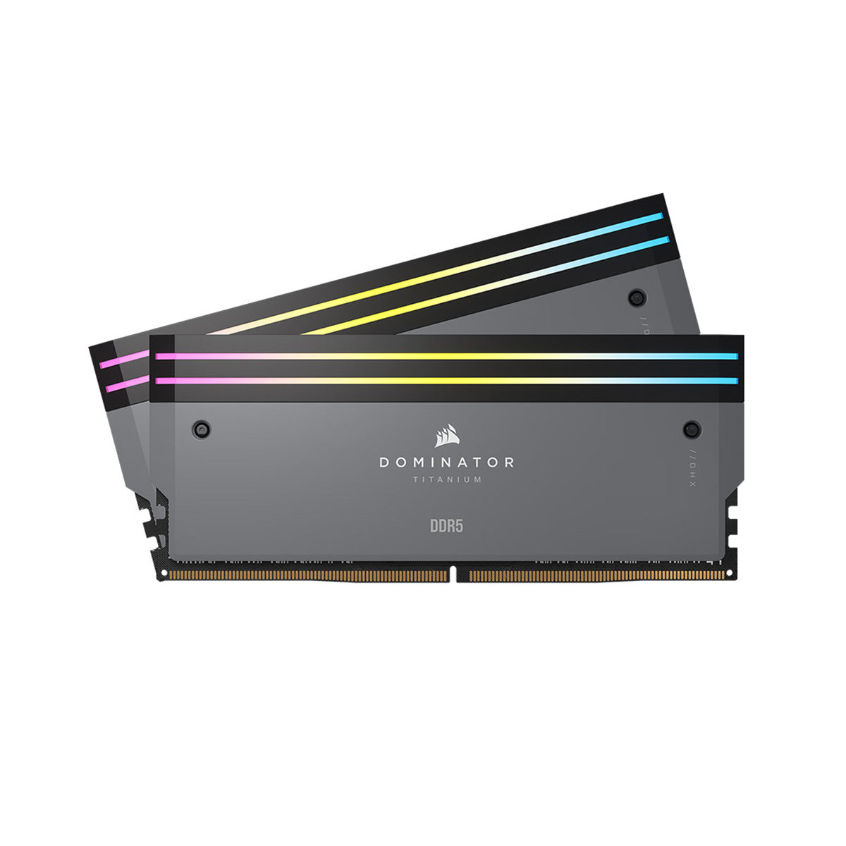 Corsair Dominator Titanium 32GB (2X16GB) DDR5-6000 CL30 Memory - Grey (CMP32GX5M2B6000Z30)