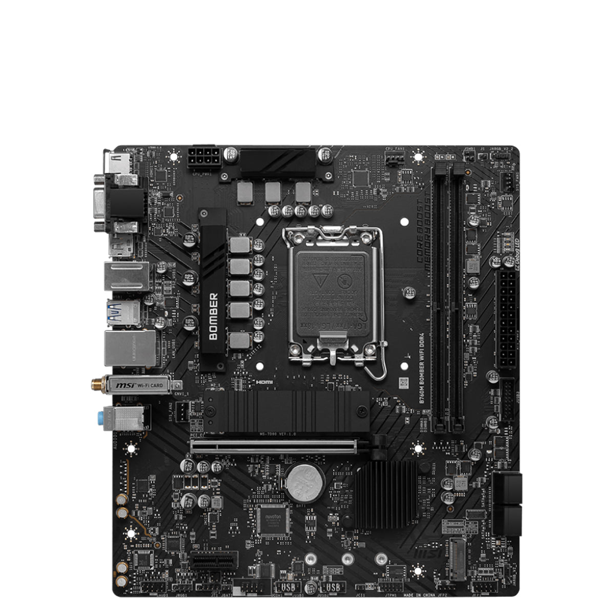 MSI B760M BOMBER WIFI DDR4 mATX Motherboard