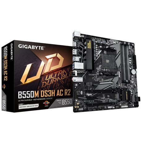 Gigabyte B550M DS3H AC R2 mATX Motherboard