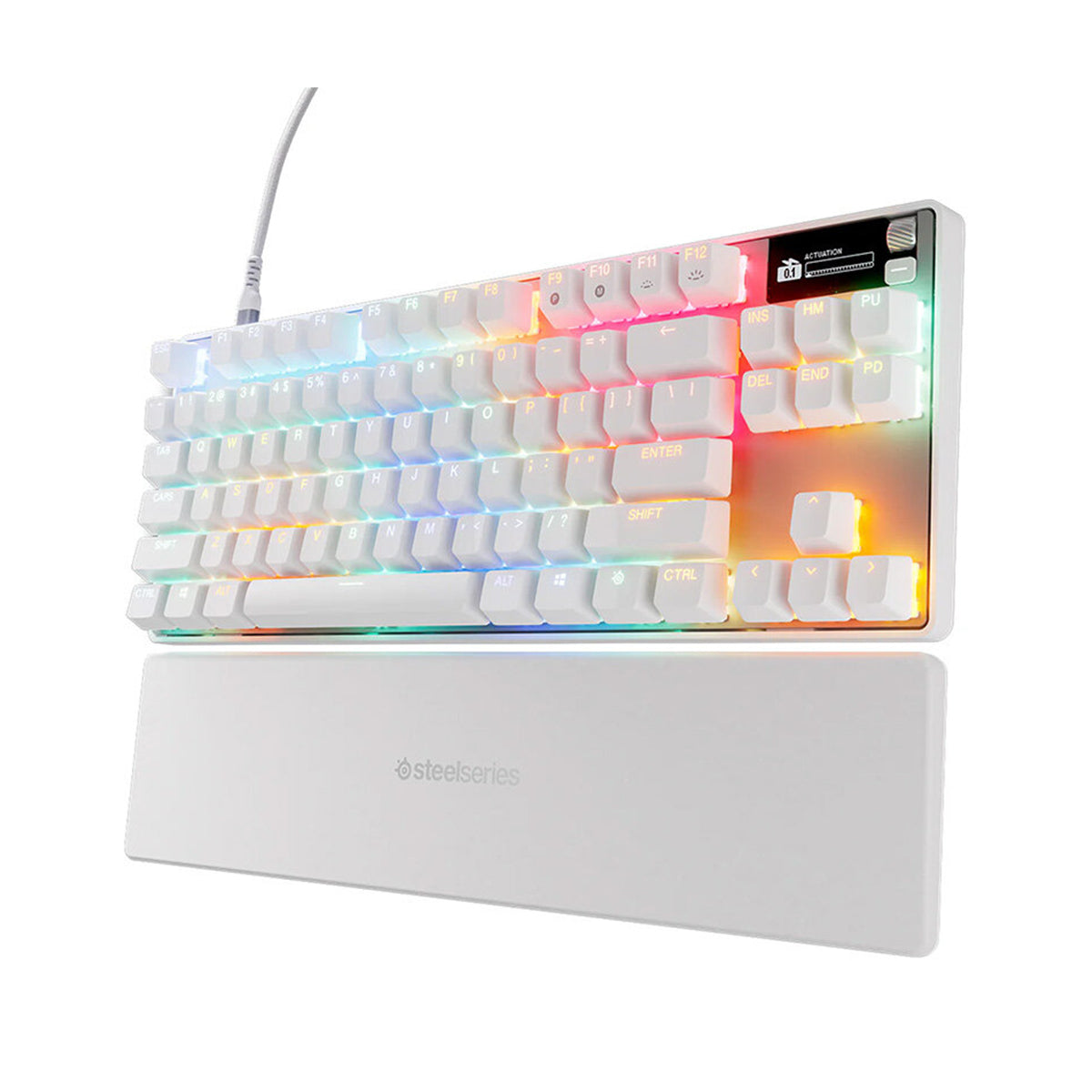 SteelSeries Apex Pro TKL Magnetic Gaming Keyboard Gen 3 - White