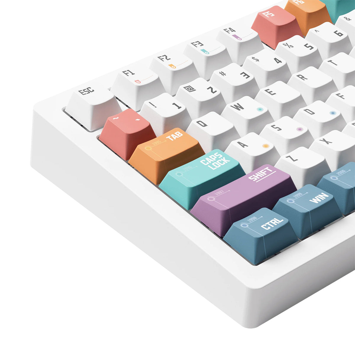 Akko Monsgeek M1 V5 VIA 75% Wireless Aluminium Mechanical Keyboard Timeline - Rosewood Switch