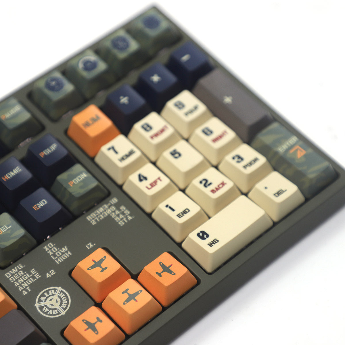 Varmilo VEM108 Warrior Soar Mechanical Keyboard - EC Rose V2 Linear Switch