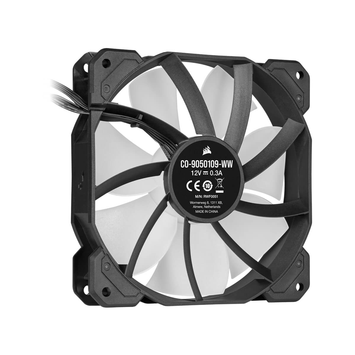 Corsair iCUE SP120 RGB ELITE Performance 120mm PWM Fan - Triple Pack with Lighting Node CORE