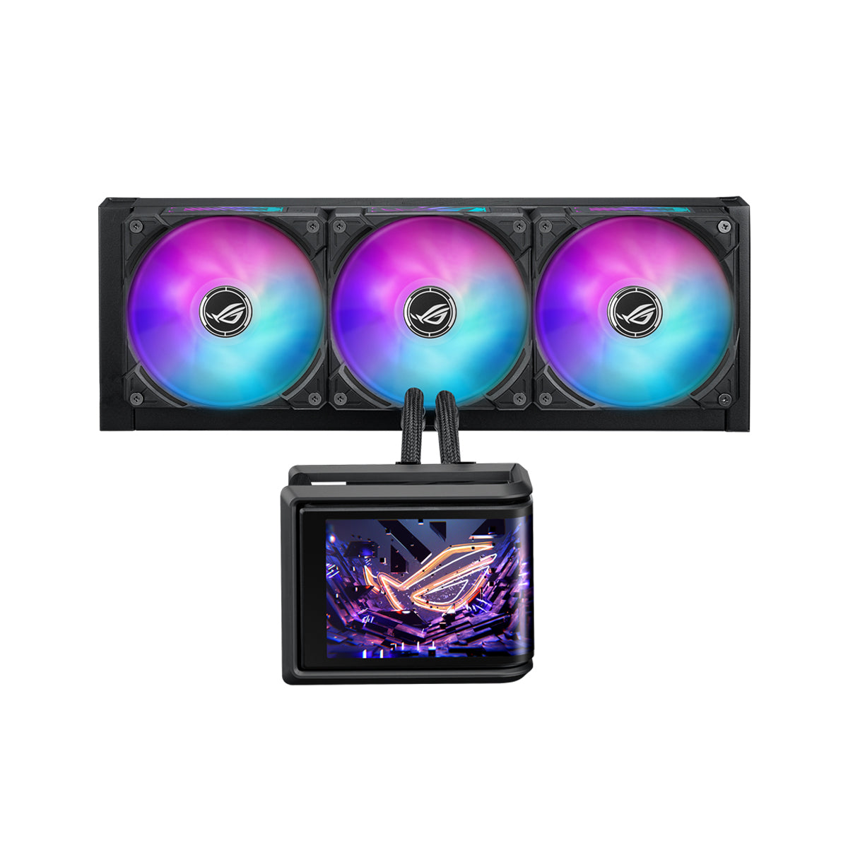 ASUS ROG RYUO IV 360mm LCD AIO Liquid CPU Cooler