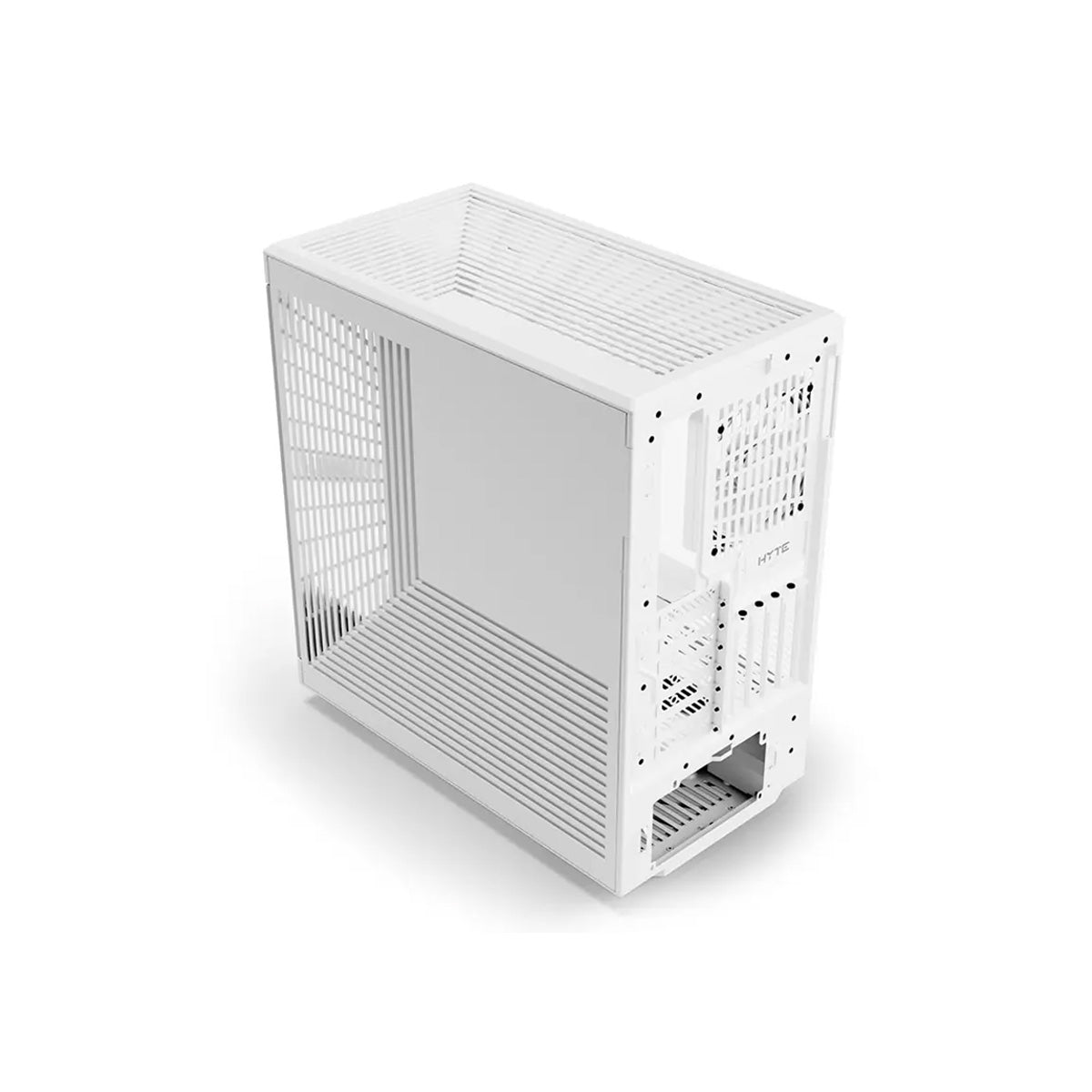 Hyte Y40 Tempered Glass Mid Tower Case - Snow White