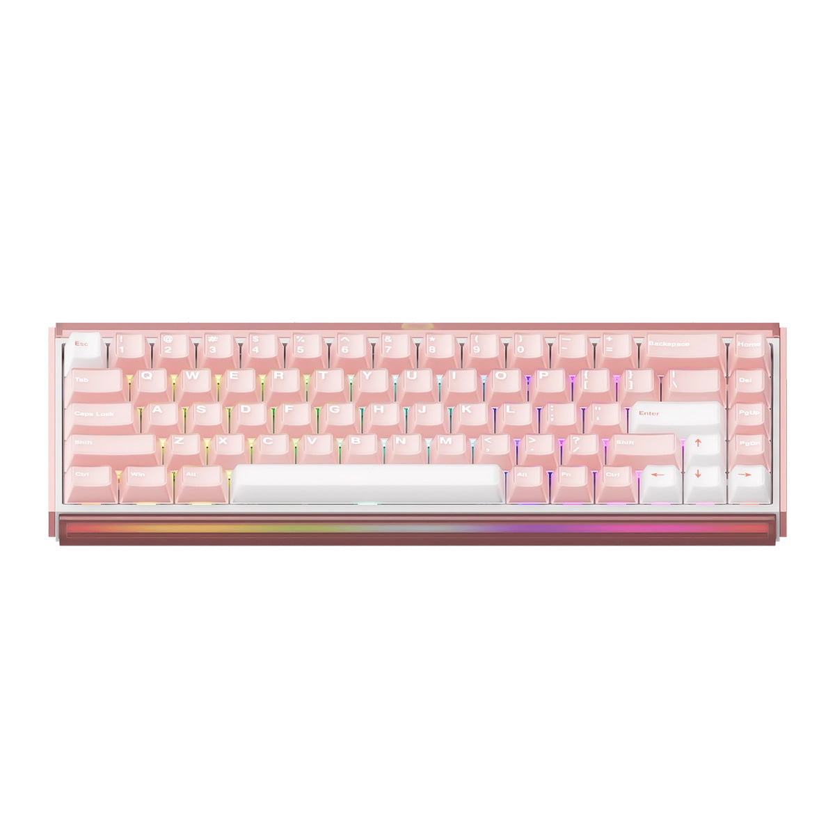 Akko RAY68-HE Pink 68% Wireless Hall-Effect Gaming Keyboard - AstroAim Switch