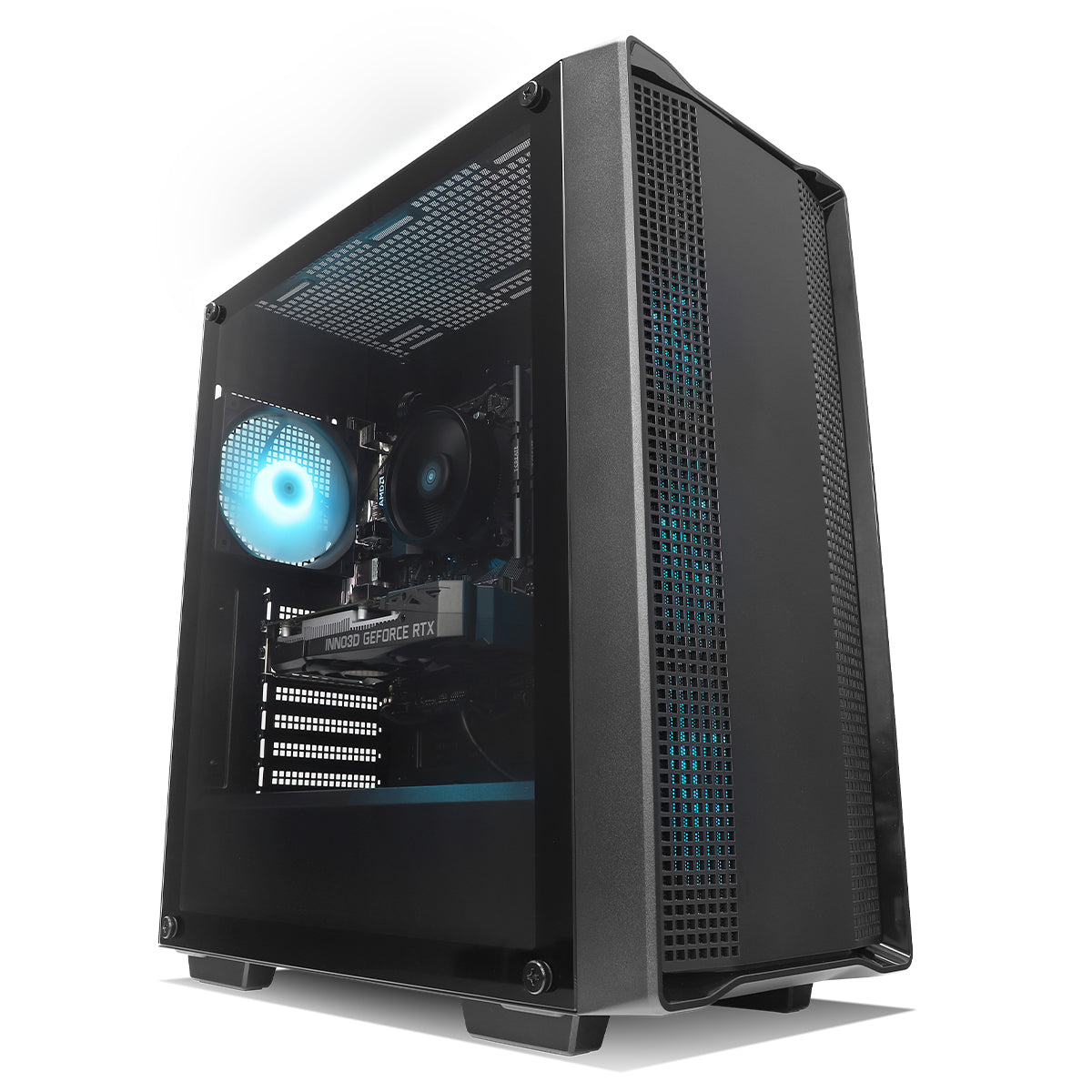 Arasaka AMP GO RTX 3050 Ryzen 5 5500 Gaming PC - Black
