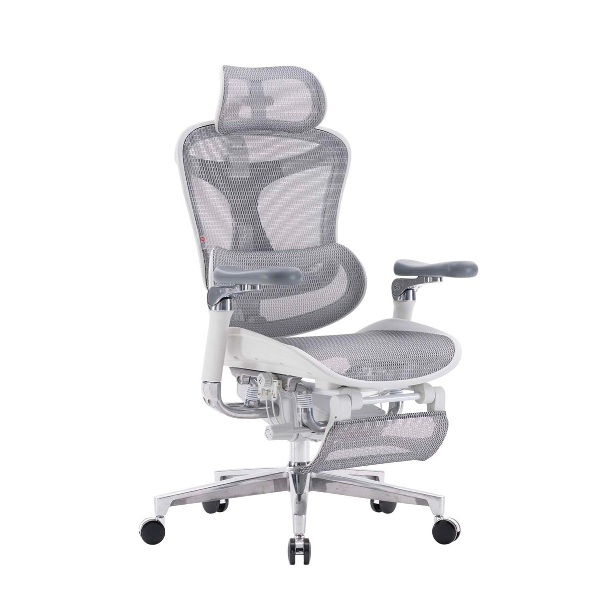 Sihoo C500 Mesh Ergonomic Office Chair with Footrest - White