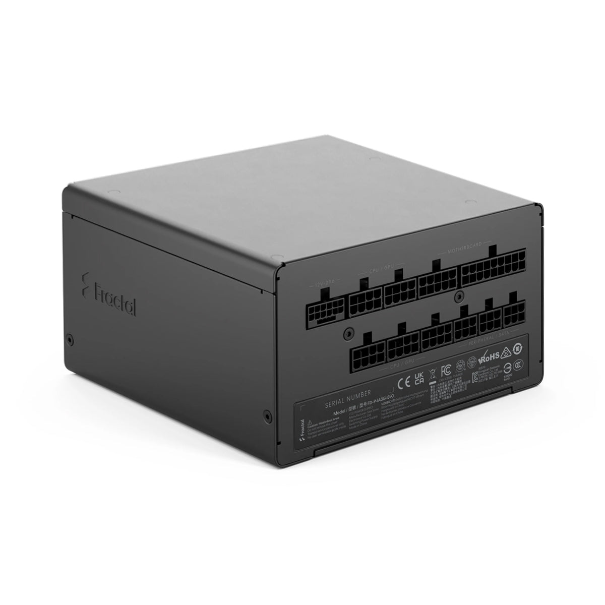 Fractal Design Ion 3 850W 80 Plus Gold ATX 3.1 PCIE Gen 5 Fully Modular Power Supply - Black