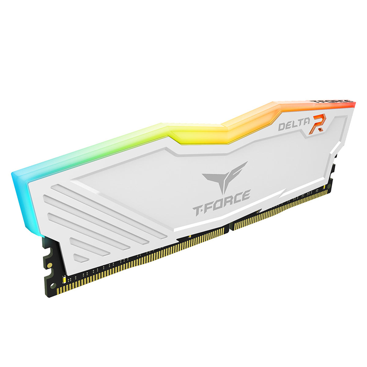 TeamGroup T-Force Delta RGB 32GB (2x16GB) DDR4-3200 CL16 Memory - White