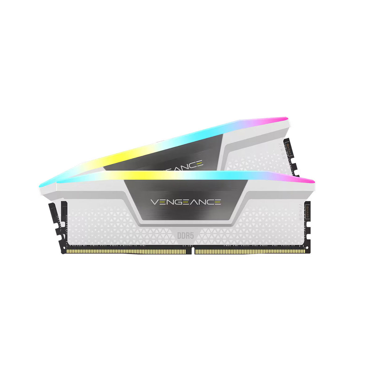 Corsair CMH32GX5M2B6000C40W Vengeance RGB 32GB (2x16GB) DDR5-6000 CL40 Memory