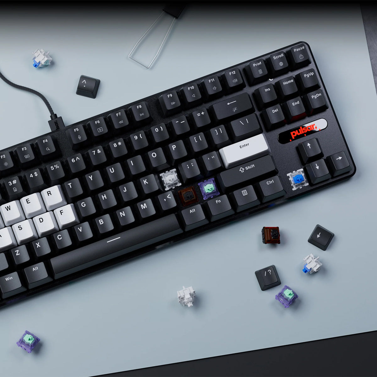 Pulsar PCMK 2 HE TKL Mechanical Gaming Keyboard Linear Magnetic Switch - Black