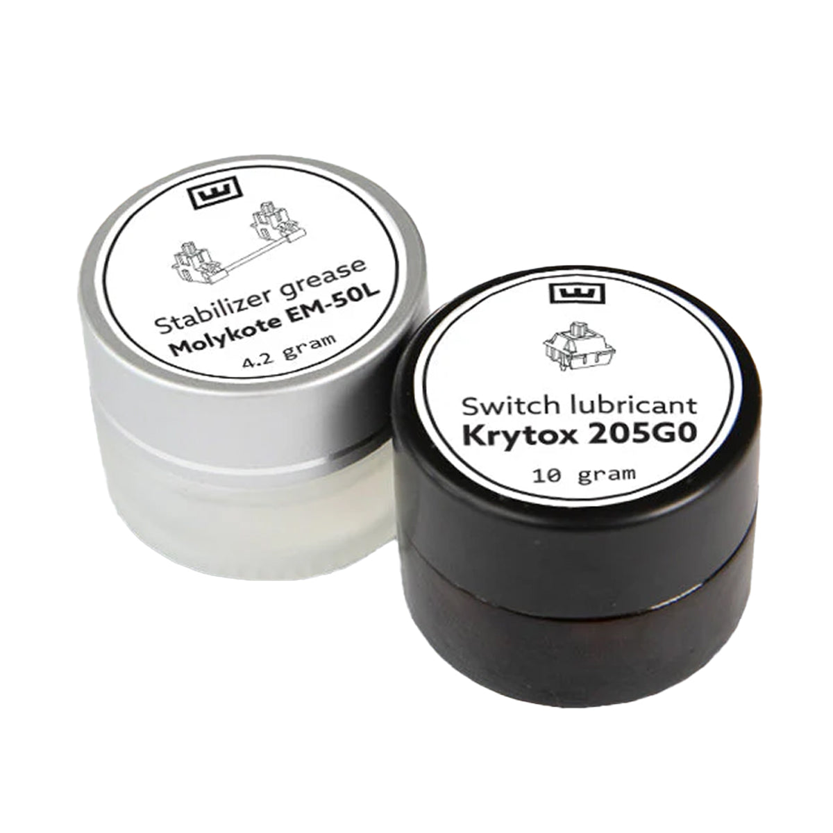 Wooting Lubricant Set - Krytox 205G0 10g + Molykote EM-50L 4.2g
