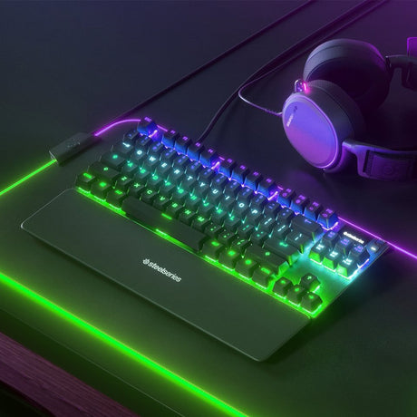 SteelSeries Apex 7 TKL Mechanical Gaming Keyboard - Red Linear Switch