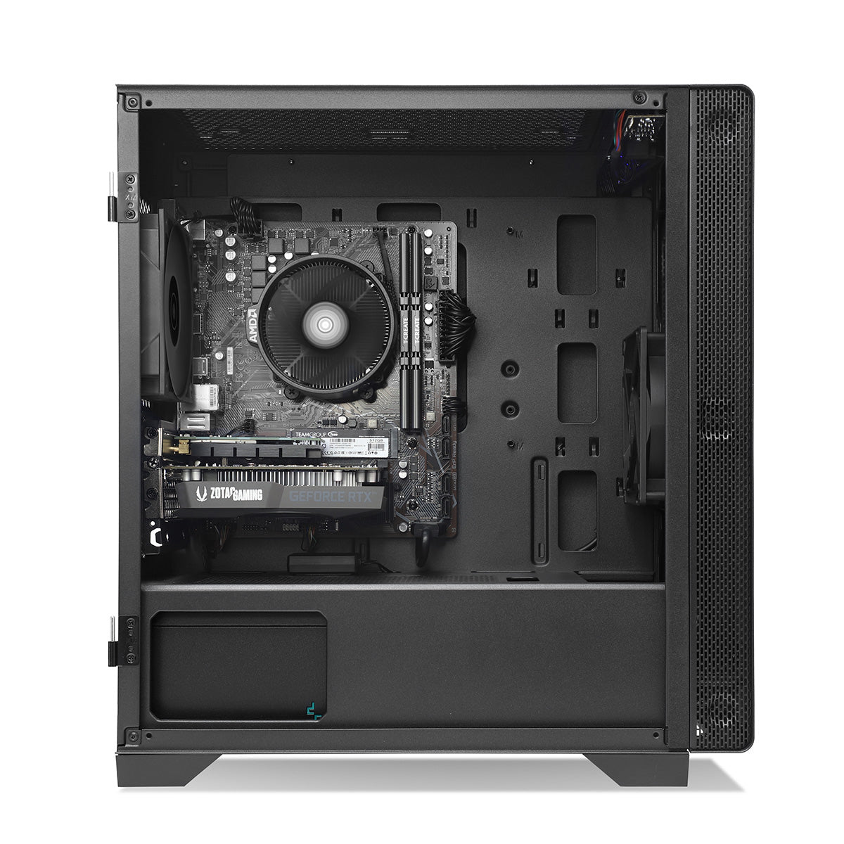 Arasaka LUX GO RX 6600 Ryzen 5 5500 Gaming PC - Black